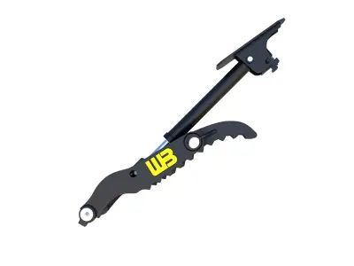 WB Excavator Thumb Attachment  Mini Excavator and Backhoe 3D model
