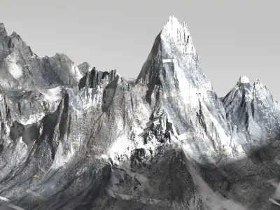 White witch Mountain 2  3D model