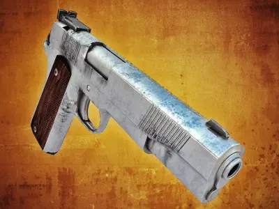 Colt SSP 9mm Low-poly 3D model