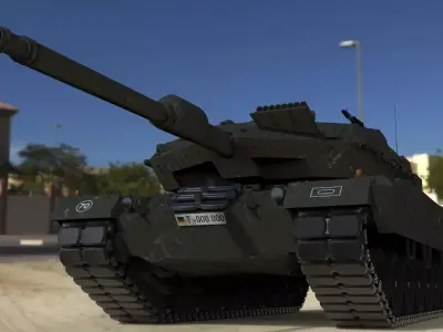 Leopard 2 A6 3D model purchase