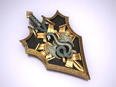 Dragon Pendant jewelry 3D print model 3D print model