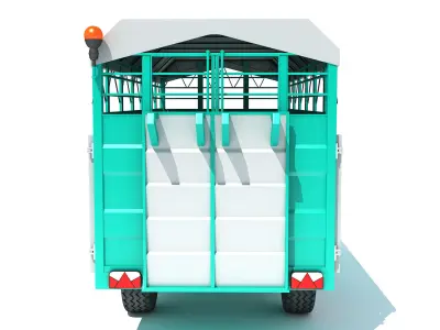 Animal Transporter Trailer 3D model