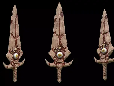 Ancient Legends Sword Low-poly 3D model