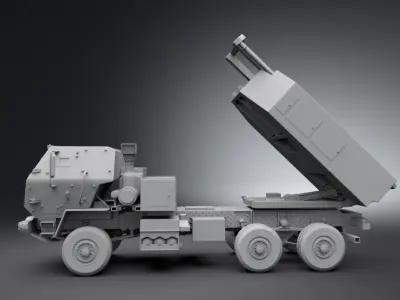 M142 HIMARS Scale model   3D print model