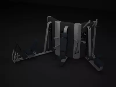 Multistation Wall Machine 3D model