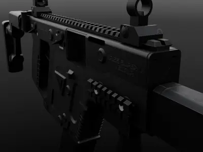 Kriss Super V Vector Model Low-poly 3D model