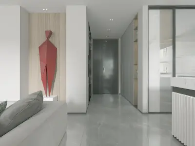 Home Modern Guest villa decoration 3D model