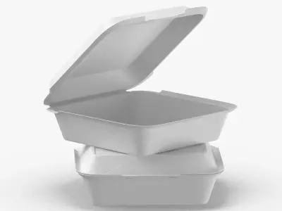 Cardboard Box Set 04 3D model