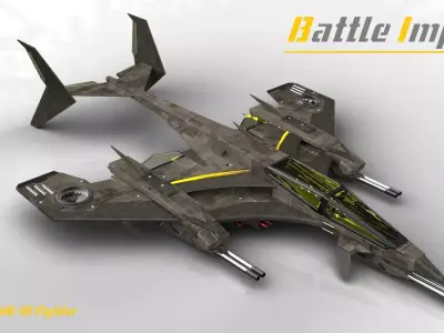 Orca Fighter for 3D 3D model