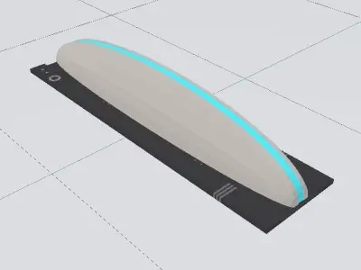 Sci-Fi Fizzler Low-poly 3D model
