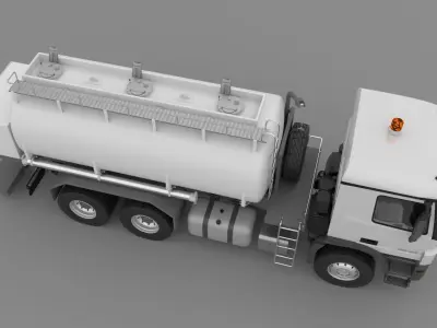 Mercedes ACTROS 4040-A 6x6 Fuel tank 3D model