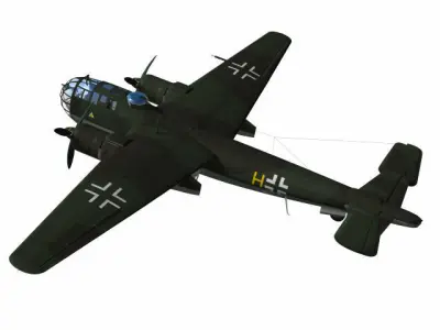 Dornier Do217 K-2 3D model