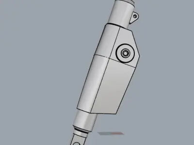 Furling lever 3D model