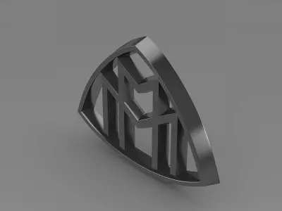 maybach logo 3D model from CGTrader
