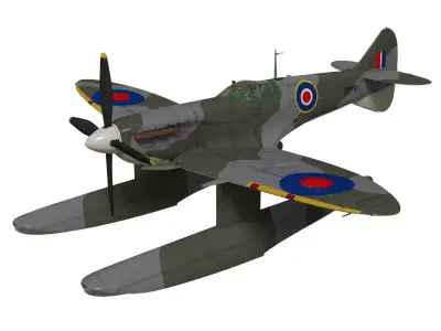 Supermarine Spitfire Mk-Vb Floatplane 3D model
