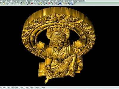 Gaja Lakshmi Artwork-35 3D print model