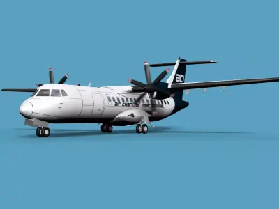ATR  ATR-42-500 Air Charter International 3D model
