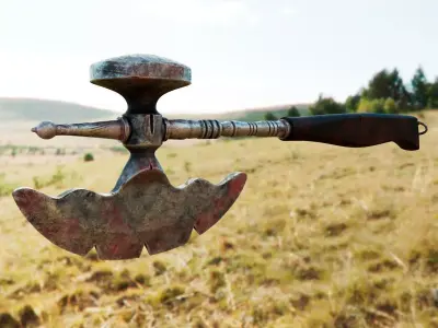 battle hatchet Free 3D model
