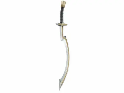 Khopesh Low-poly 3D model