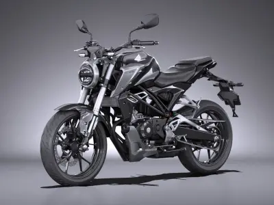 Honda CBR125R 2018 3D model