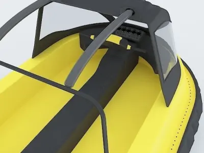 Turbo speed Boat 3D model