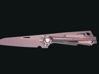 FREE Sci-Fi Knife Free 3D model