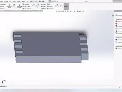 Bridge part Free 3D model