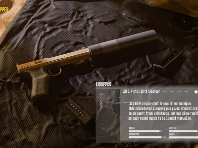 WU Single-Shot Tranquilizer Handgun 3D model
