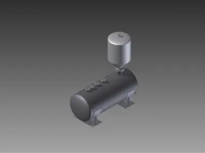 Degasifier Tank  Free 3D model