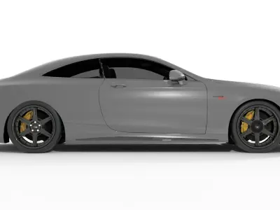 Mercedes Benz S63 Brabus Free 3D model