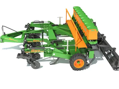 Seed Drill Stara 3D model