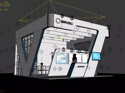 Exhibition - Area -6X6-3DMAX2011-018 3D model