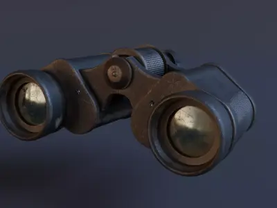 Realistic  Binoculars High Poly 3D Model PBR 3D model