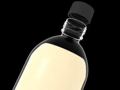 bottle plastic 3D model purchase