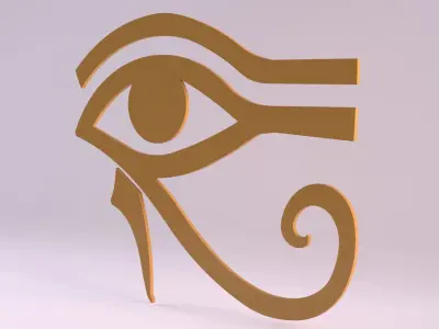 Egyptian Symbols - 019 Free low-poly 3D model