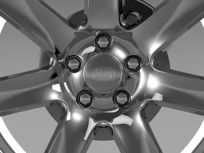 Jeep Wrangler Indian Summer 2014 wheel 3D model