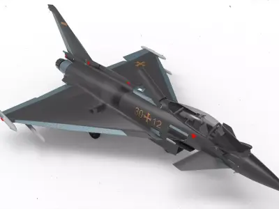 Eurofighter Typhoon 3D model from CGTrader