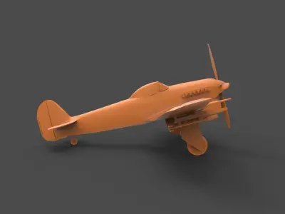 F6F Hellcat 3D print model