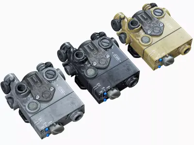 Laser sight DBAL-A2 Low-poly 3D model