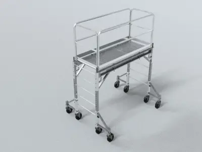 laos Game Scaffold Low-poly 3D model