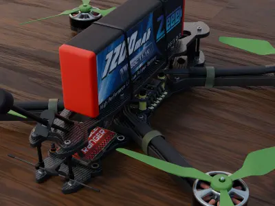 FPV Drone 3D model by OptixM