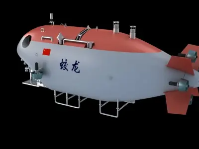 Submarines 3D model