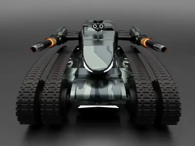 Cyber Tank  3D model