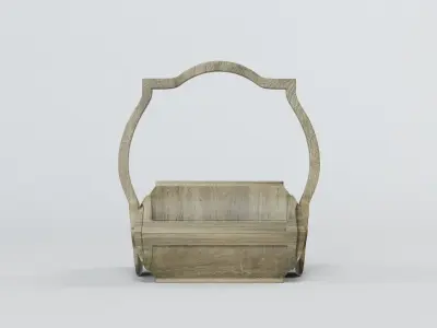 Chinese Antique Basket 01 3D model
