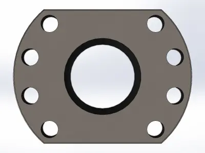 Porca OBR RSFD 4010 4 Nut 3D model