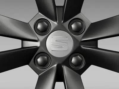 Seat Mii Vibora Negra  rim 3D model