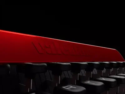 Macchina da scrivere valentine olivetti 3D model