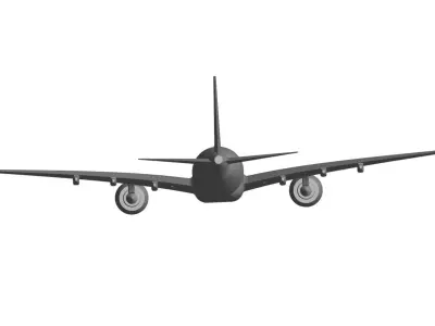 Airbus A350 3D model purchase