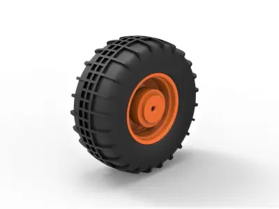 Rear wheel for Dune Buggy 5 3D print model