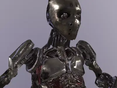 RobotFactory Robot TopBody Low-poly 3D model